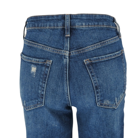 Old Navy OG Highrise Ripped Straight Jeans size 4 - Picture 6 of 8